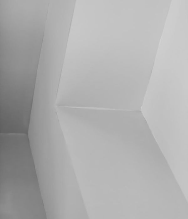 Abstract glowing geometric shapes representing focus and clarity